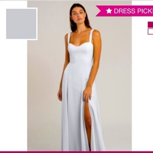 Never worn Jenny Yoo dress - Size 4 Cloud Gray